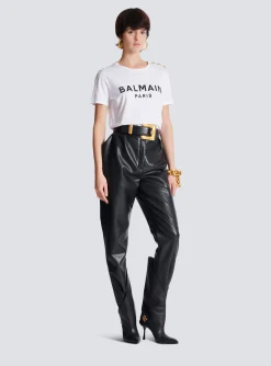 T-shirt With Paris Print-Balmain Best