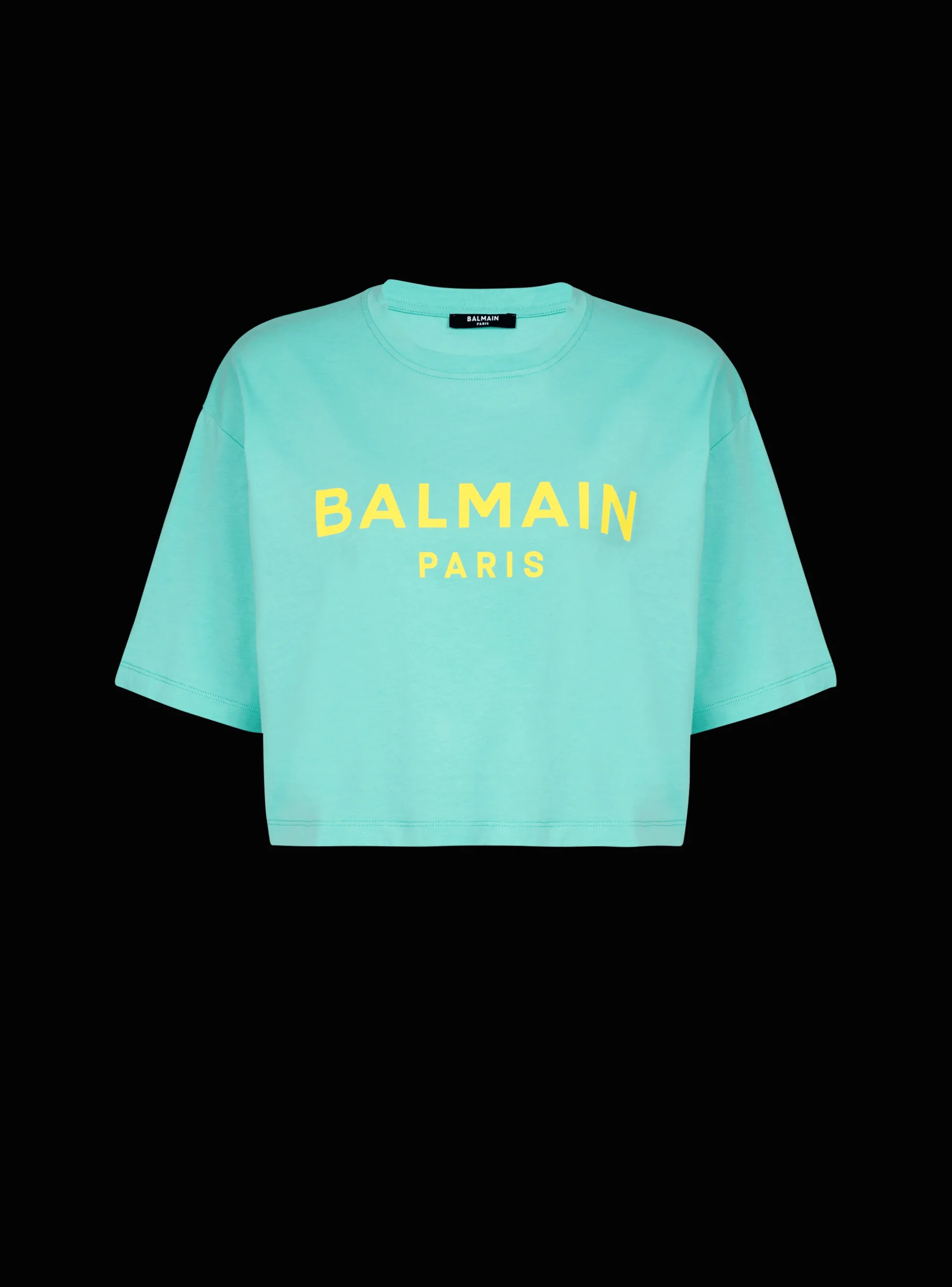 T-shirt With Paris Print-Balmain Sale