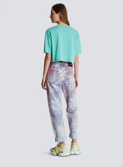 T-shirt With Paris Print-Balmain Sale