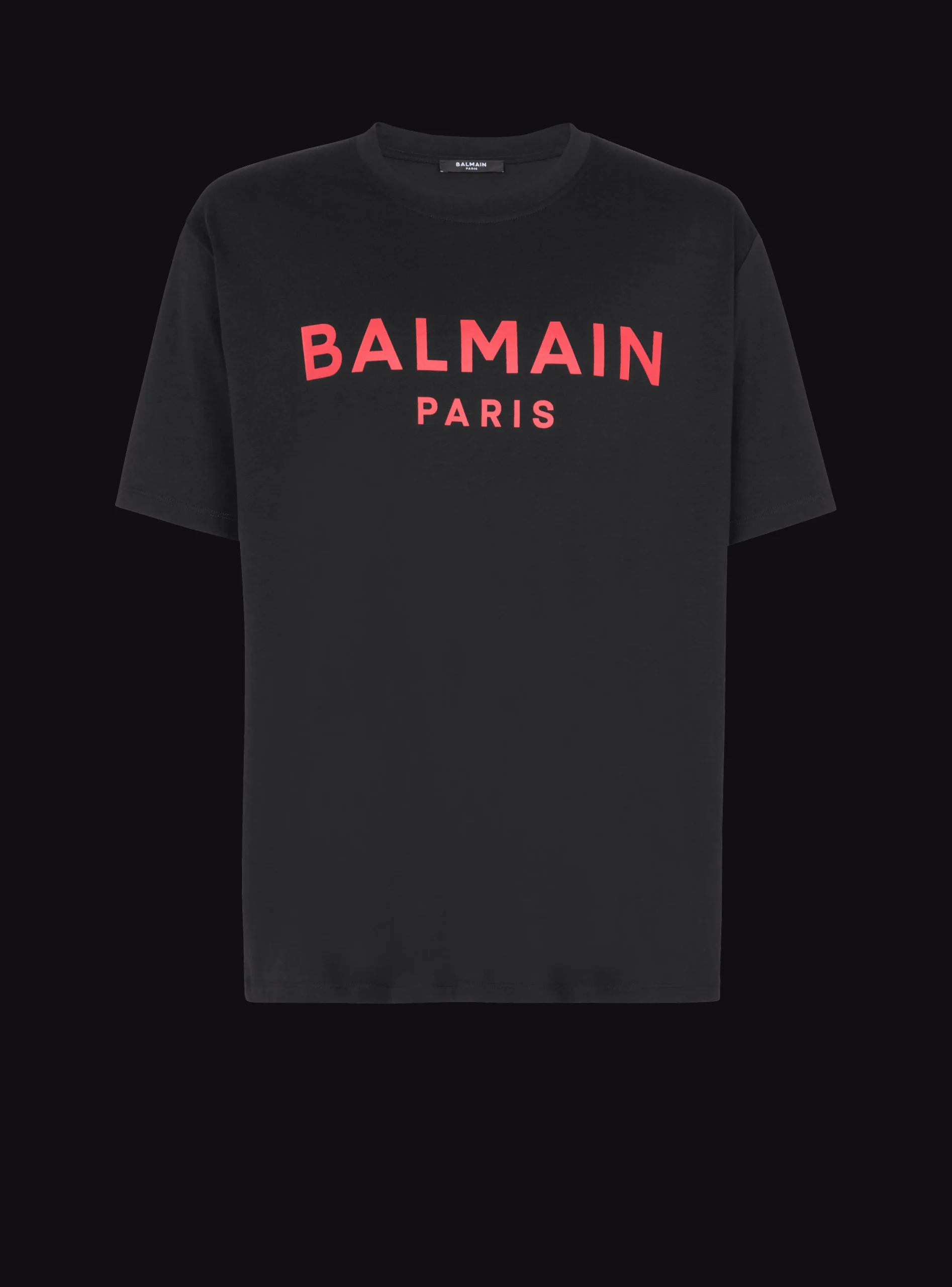 T-shirt With Paris Print-Balmain Discount