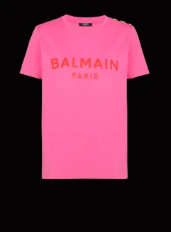 T-shirt With Paris Print-Balmain Fashion