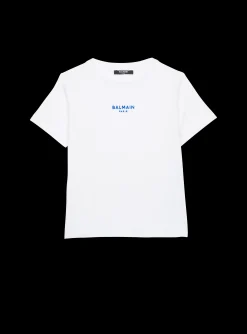 T-shirt With Flocked Paris Logo-Balmain Online