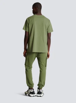 T-shirt With Flocked Paris Logo-Balmain Cheap