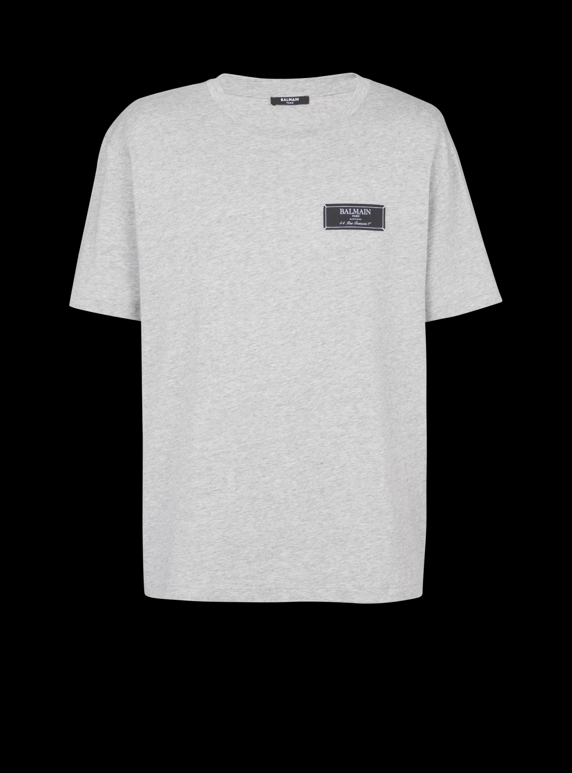 T-shirt With Pierre Label-Balmain Fashion