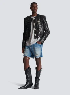 T-shirt With Pierre Label-Balmain Fashion