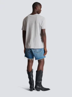 T-shirt With Pierre Label-Balmain Fashion