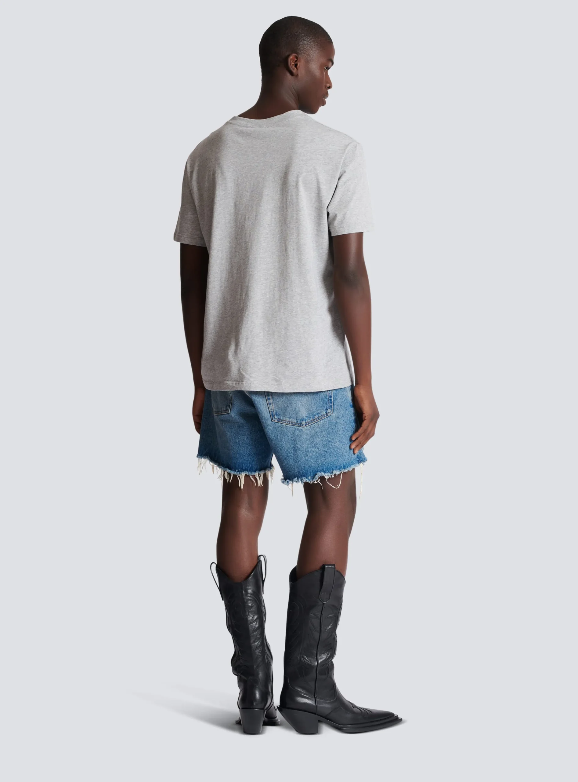 T-shirt With Pierre Label-Balmain Fashion