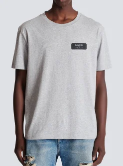 T-shirt With Pierre Label-Balmain Fashion