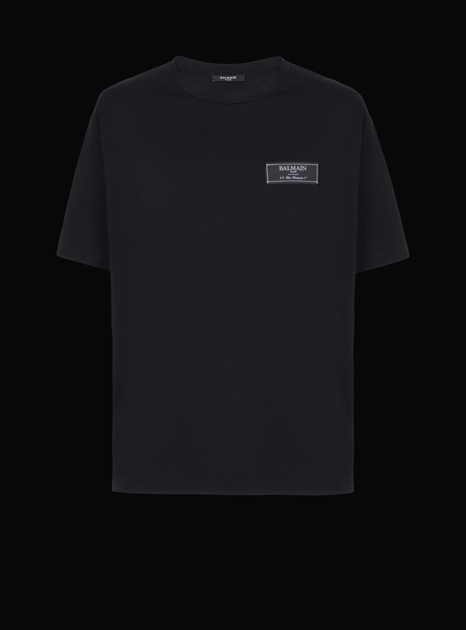 T-shirt With Pierre Label-Balmain Clearance