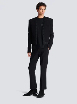 T-shirt With Pierre Label-Balmain Clearance