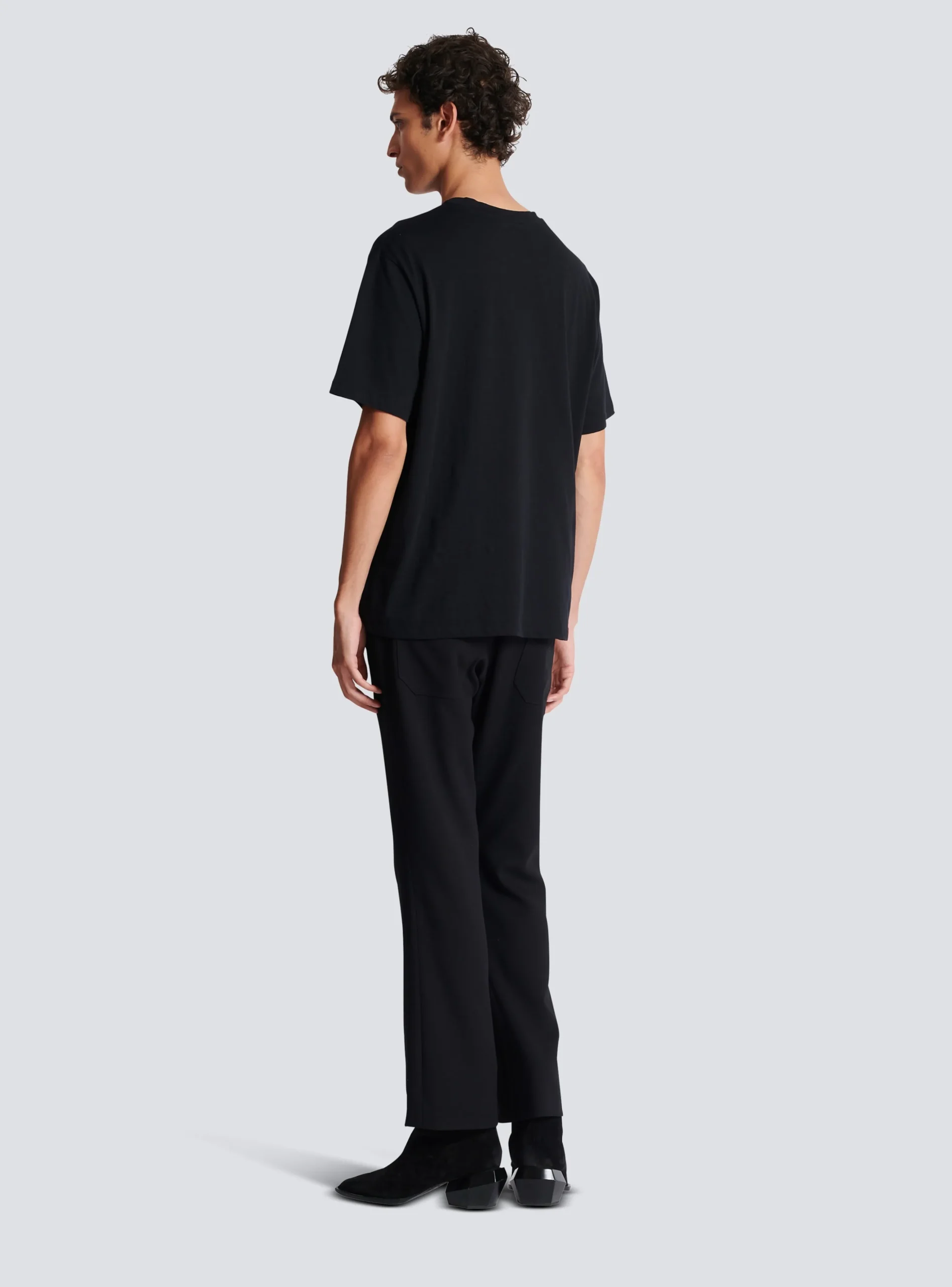 T-shirt With Pierre Label-Balmain Clearance