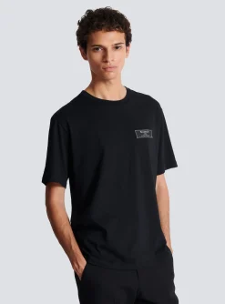 T-shirt With Pierre Label-Balmain Clearance