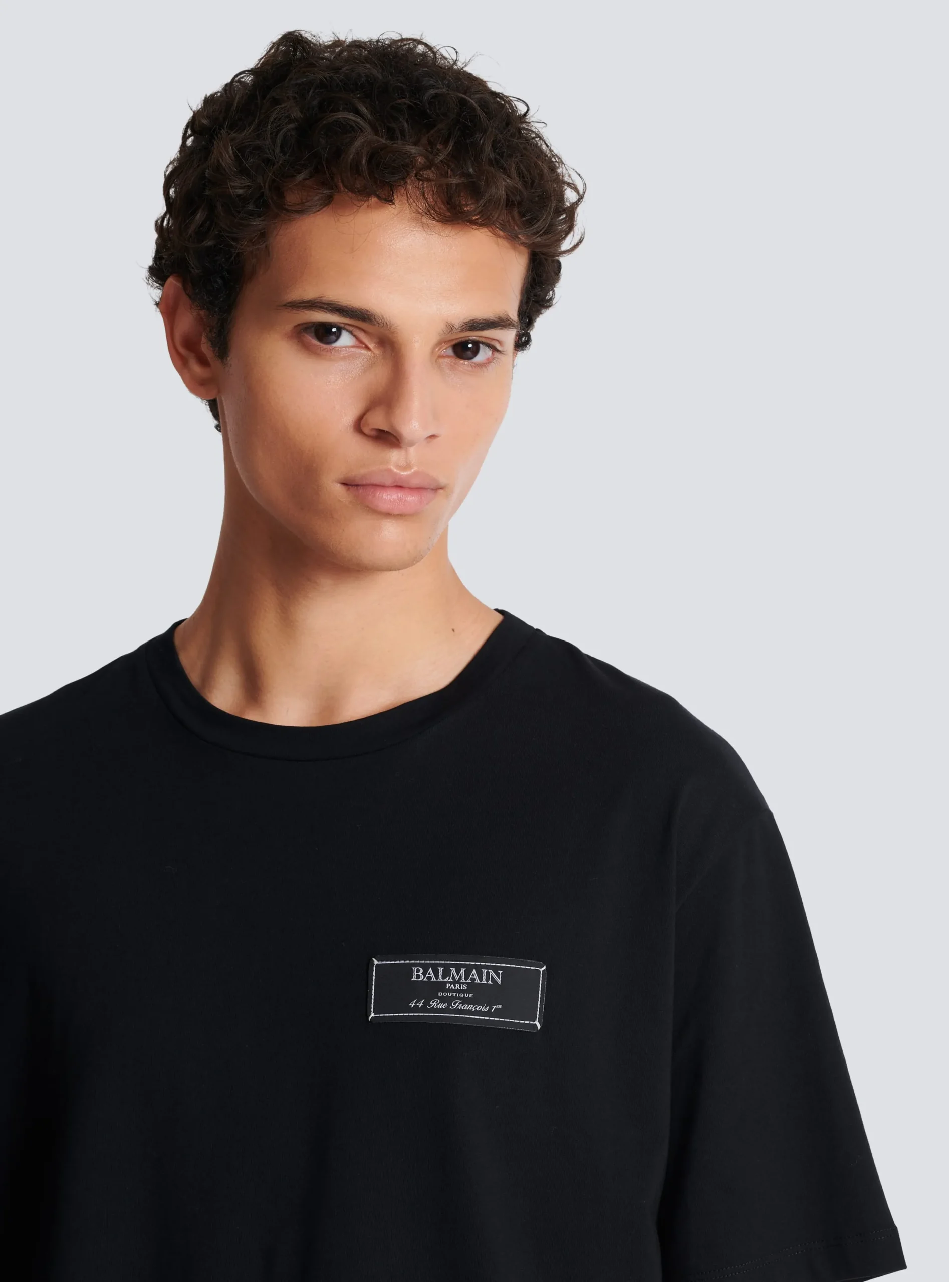 T-shirt With Pierre Label-Balmain Clearance