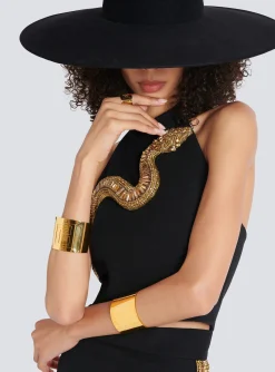 Tubular Bracelet In Brass-Balmain Best