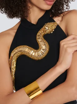 Tubular Bracelet In Brass-Balmain Best