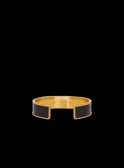 Tubular Signature Bracelet In Brass And Enamel-Balmain Cheap