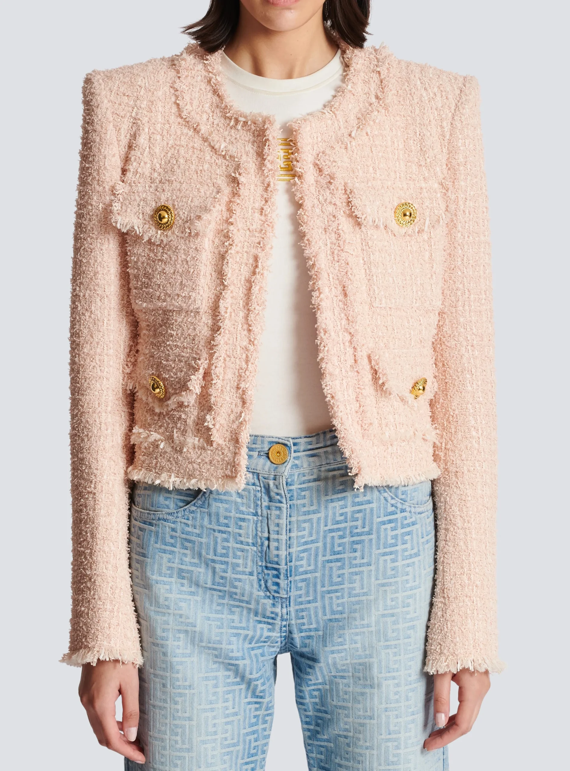 Tweed Jacket-Balmain Sale