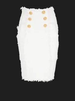 Tweed Pencil Skirt-Balmain Best Sale