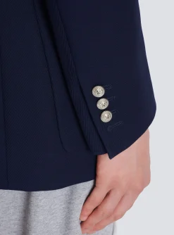 Twill Blazer With Embroidered PB Signature Badge-Balmain Outlet