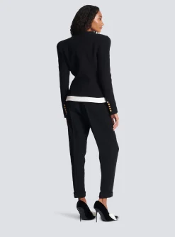Two-tone Crepe Jacket-Balmain Store