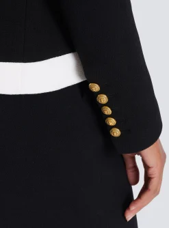 Two-tone Crepe Jacket-Balmain Store