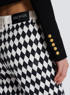 Two-tone Crepe Spencer Jacket-Balmain Cheap