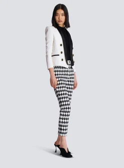 Two-tone Edge-to-edge Jacket With 6 Buttons-Balmain Shop