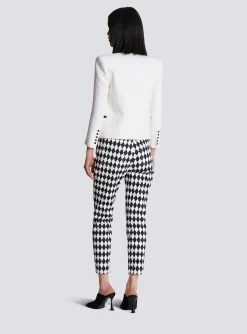 Two-tone Edge-to-edge Jacket With 6 Buttons-Balmain Shop