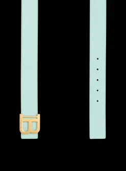 Two-tone Reversible Calfskin B-Belt-Balmain Cheap