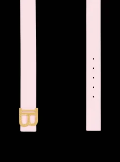 Two-tone Reversible Calfskin B-Belt-Balmain Cheap