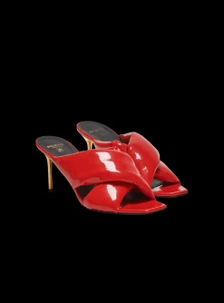 Uma Mules In Patent Leather-Balmain Best Sale