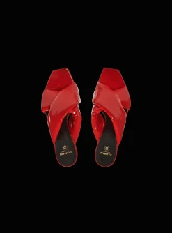 Uma Mules In Patent Leather-Balmain Best Sale