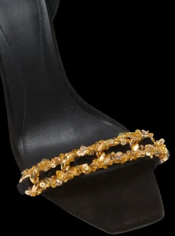 Uma Suede And Chain Sandals-Balmain Best Sale