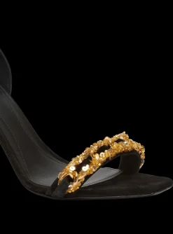 Uma Suede And Chain Sandals-Balmain Best Sale