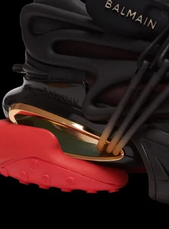 Unicorn Low-top Trainers In Neoprene And Leather-Balmain Fashion