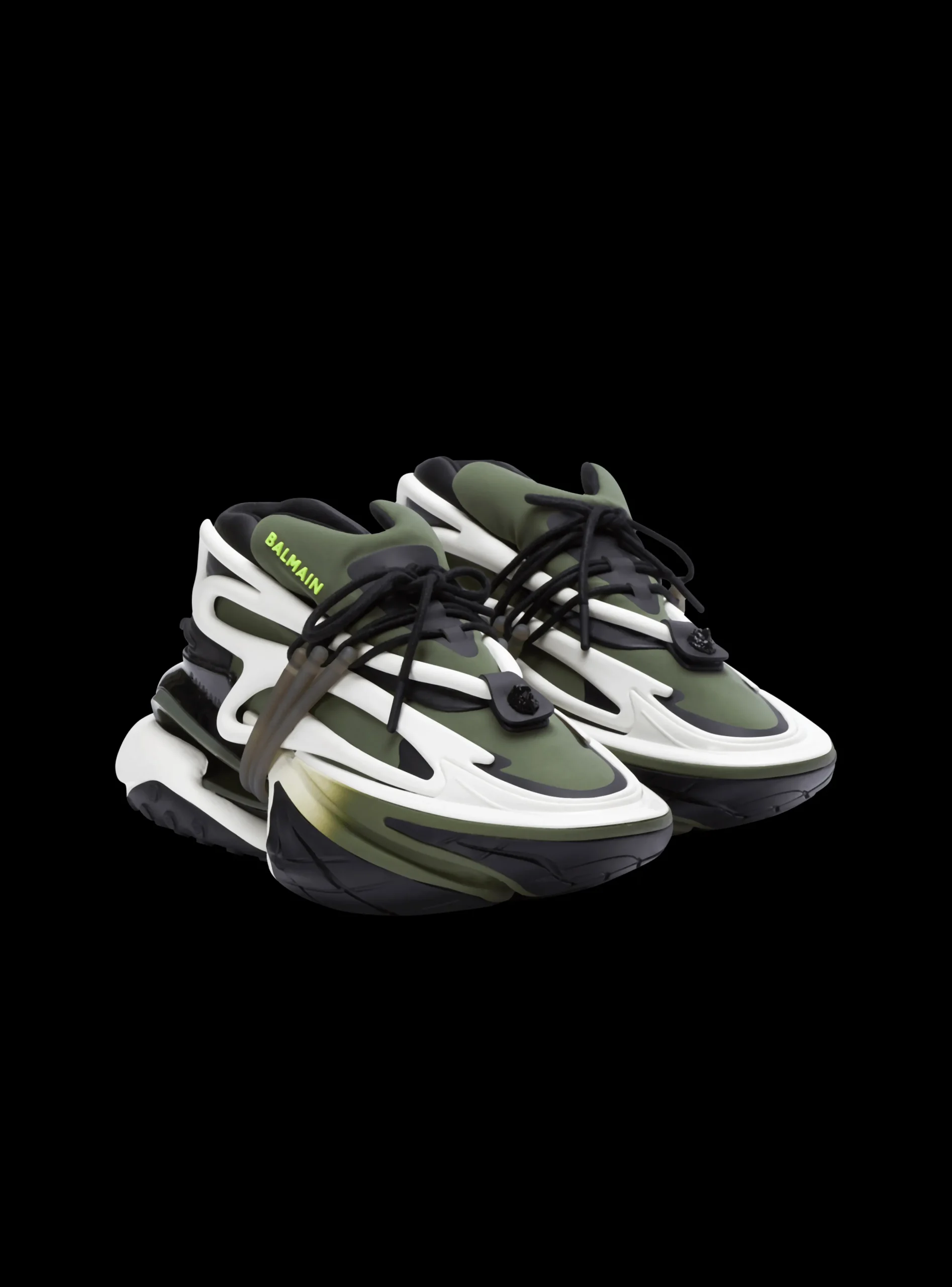 Unicorn Low-top Trainers In Neoprene And Calfskin-Balmain Hot
