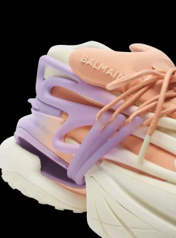 Unicorn Low-top Trainers In Neoprene And Calfskin-Balmain Store