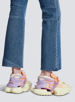Unicorn Low-top Trainers In Neoprene And Calfskin-Balmain Store
