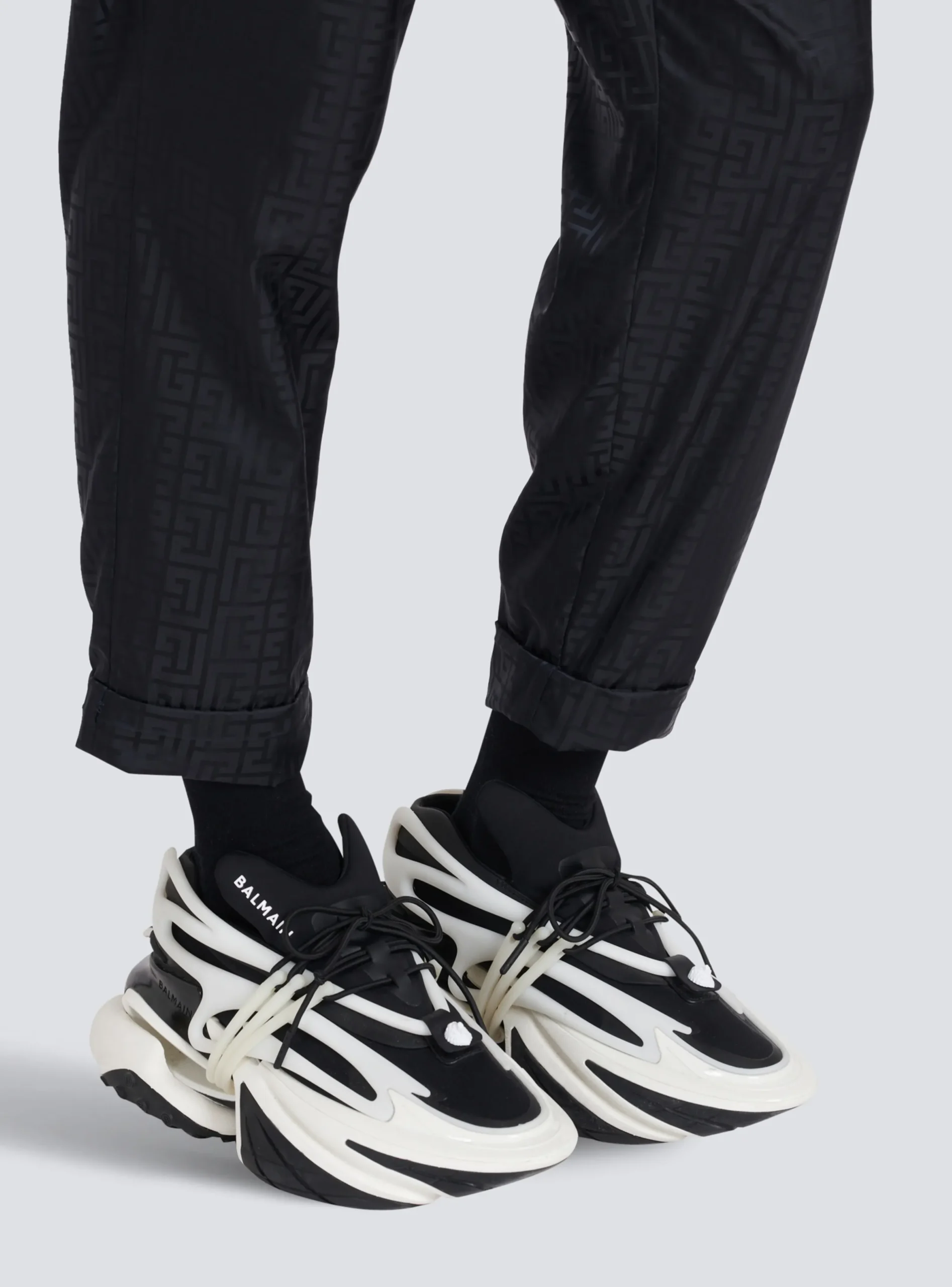 Unicorn Low-top Trainers In Neoprene And Leather-Balmain Discount
