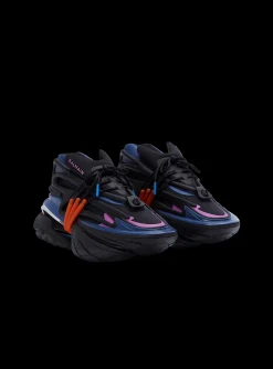 Unicorn Low-top Trainers In Neoprene And Calfskin-Balmain Cheap