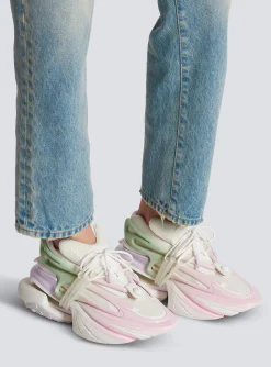 Unicorn Trainers In Neoprene And Leather-Balmain Flash Sale