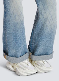 Unicorn Trainers In Neoprene And Leather-Balmain Fashion