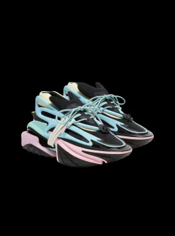 Unicorn Trainers In Neoprene And Leather-Balmain Fashion