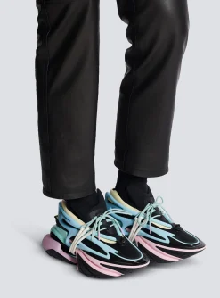 Unicorn Trainers In Neoprene And Leather-Balmain Fashion
