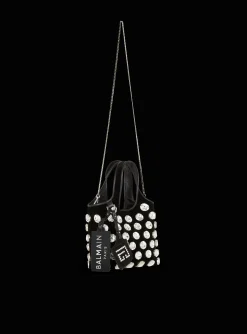 Velvet And Crystal Grocery Bag-Balmain Cheap