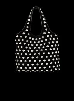 Velvet And Crystal Grocery Bag-Balmain Cheap