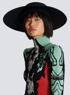Velvet Hat-Balmain Outlet