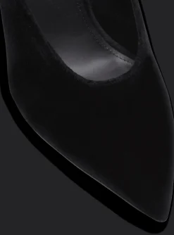 Velvet Ruby Mules-Balmain Discount