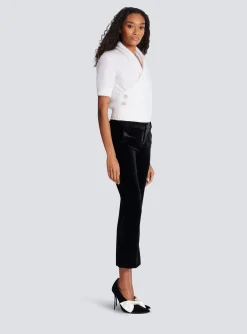 Velvet Trousers-Balmain Fashion