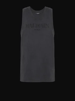 Vintage Embroidered Tank Top-Balmain Cheap